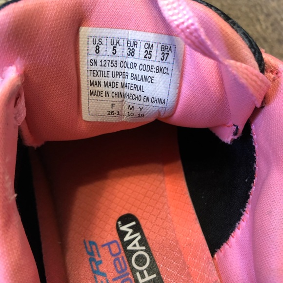 Skechers Air Cooled Memory Foam Air cooled Comfort walking Sneakers size 8 shoes - Picture 9 of 9